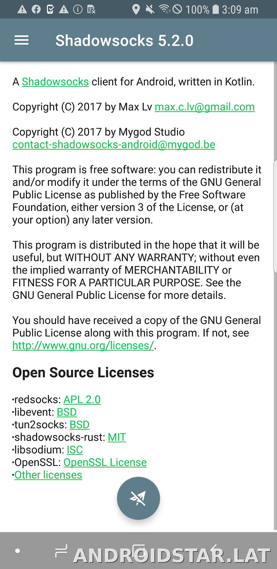 Shadowsocks скриншот 1